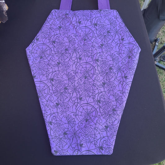 Coffin shaped tote bag
