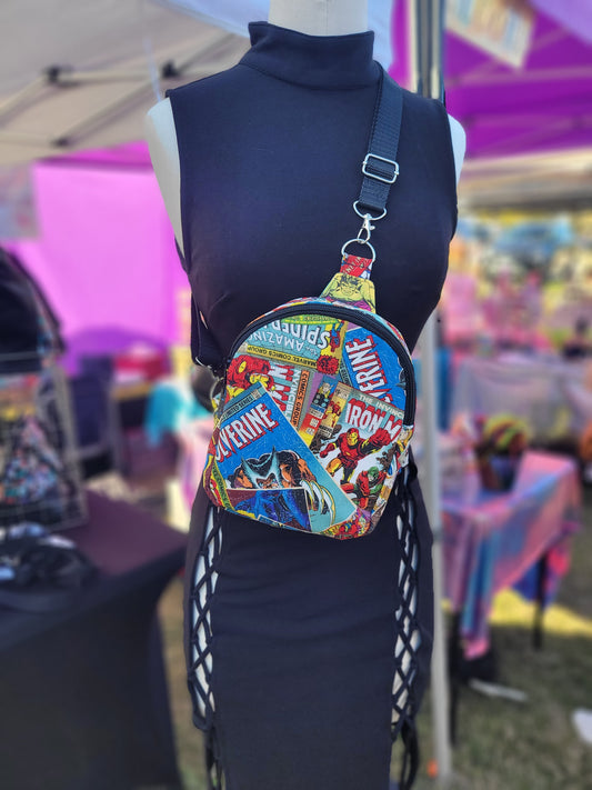 Marvel comic print Mini Backpack