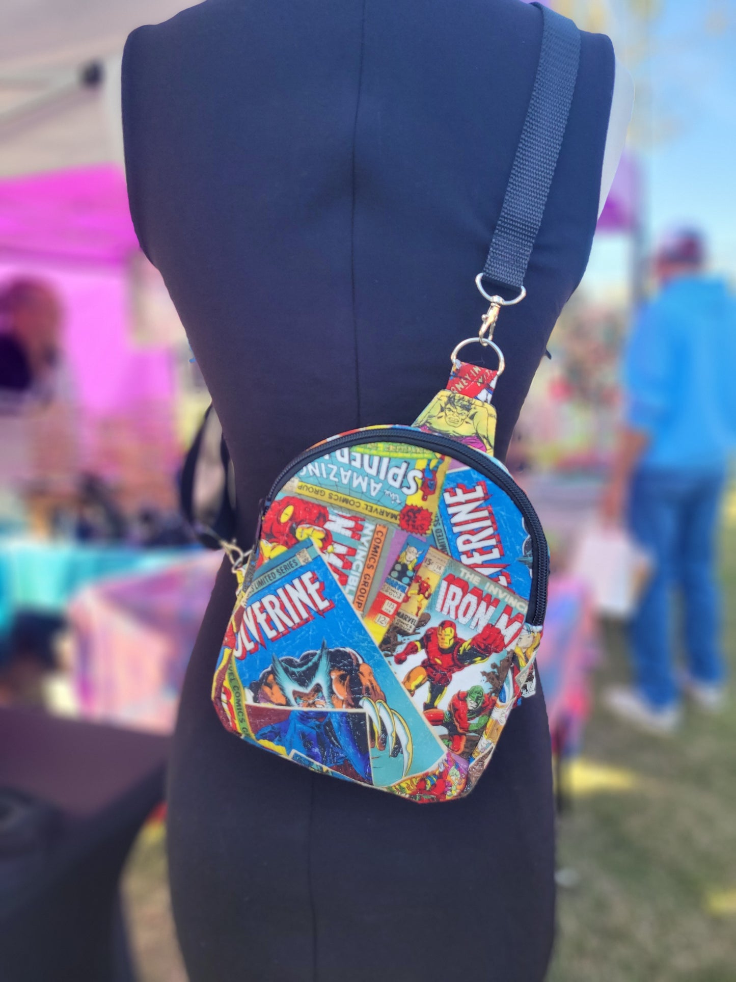 Marvel comic print Mini Backpack